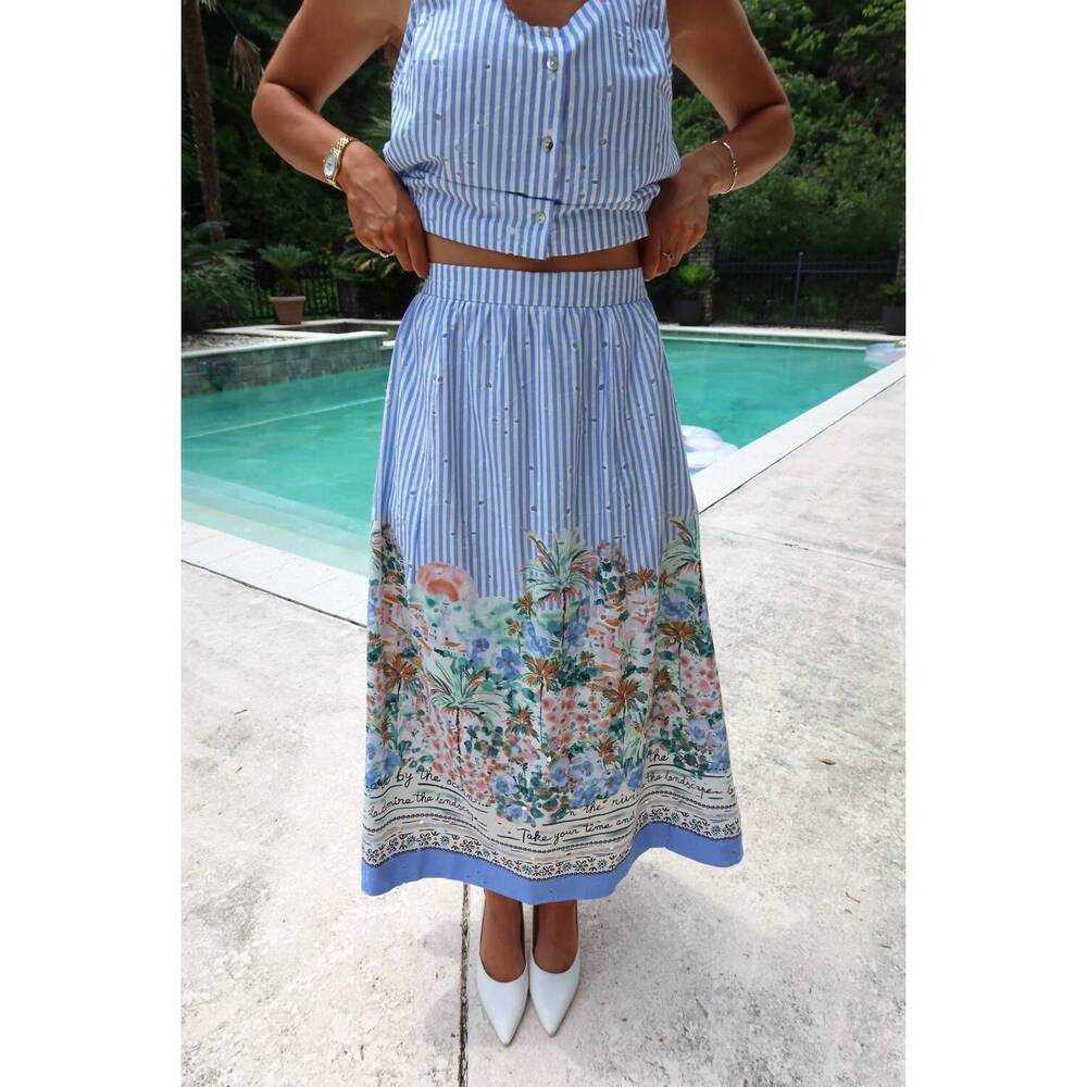 NEW ENTRO riviera skirt and top set - Picture 3 of 4